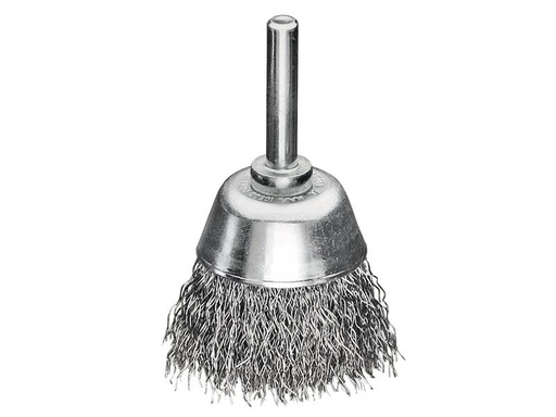 [LES434162] Cup Brush with Shank D40mm x H15mm, 0.30 Steel Wire