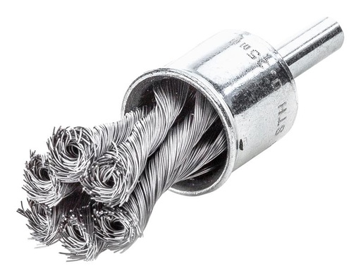 [LES453278] Knot End Brush with Shank 19mm, 0.35 Steel Wire