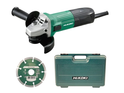 [HIKG12STXCD] G12STX/J7 Angle Grinder 115mm Diamond Blade & Case 600W 240V