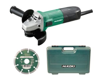 [HIKG12STXCDL] G12STX/J8 Angle Grinder 115mm Diamond Blade & Case 600W 110V