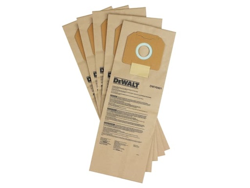 [DEWDWV9401XJ] DWV9401 Paper Dust Bag (Pack 5)