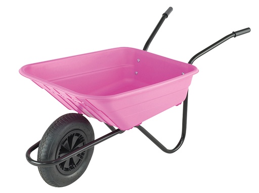 [WALBSHPKPDD] Boxed 90L Pink Polypropylene Wheelbarrow