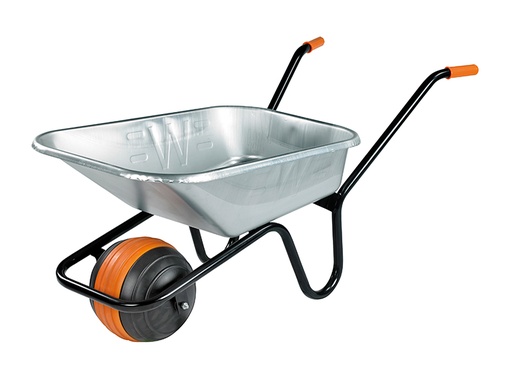 [WALDBGVPPDD] 90L Galvanised Wheelbarrow - Duraball