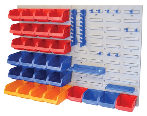 [FAIPAN43] Storage Bin Set with Wall Panels 43 Piece