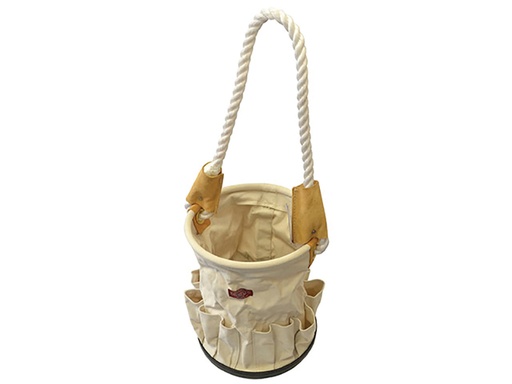 [FAITBBUCKET] Canvas Tool Bucket with Rope Handle