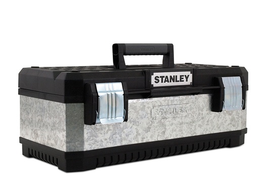 [STA195618] Galvanised Metal Toolbox 50cm (20in)