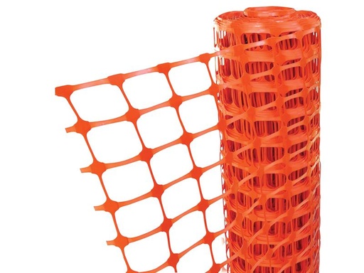 [FAIBARRIER] Orange Barrier Fencing 1m x 50m