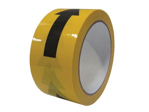 [FAITAPEHAZAR] Laminated Self-Adhesive Hazard Tape Arrows Black/Yellow 50mm x 33m