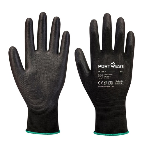 A120 Pu Palm Glove - Black