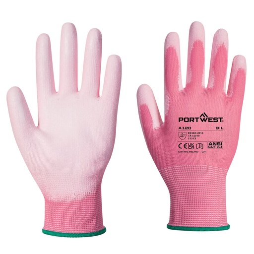 A120 Pu Palm Glove - Pink