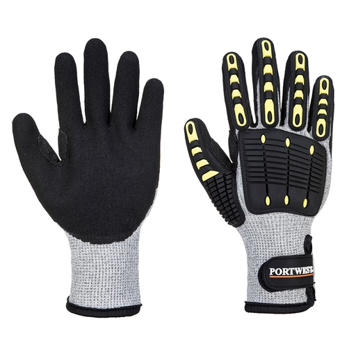 A729 Anti Impact Cut Res Therm Glove - Grey/Black