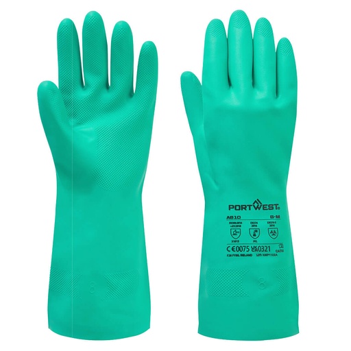 A810 Nitrosafe Chemical Gauntlet - Green