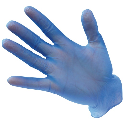 A905 Powder Free Latex Disposbl Glove - Blue