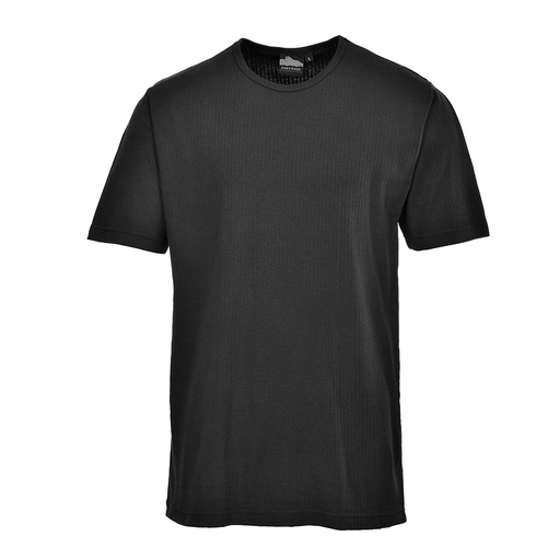 B120 Thermal T-Shirt Short Sleeve - Black