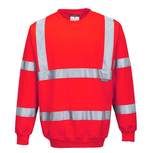 B303 Hi-Vis Sweatshirt - Red