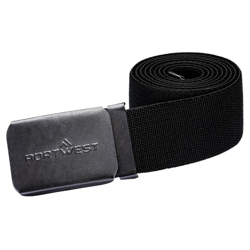 [Portwest C105BKR] C105 Elasticated Work Belt - Black