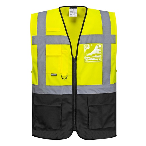 C476 Warsaw Executive Vest - Yellow/Black