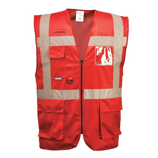 F476 Iona Executive Vest - Red