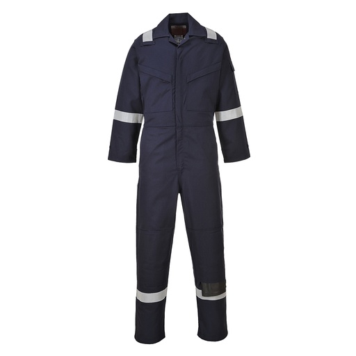 FR50 Flame Res Anti-Static Coverall 350G - Navy - Regular