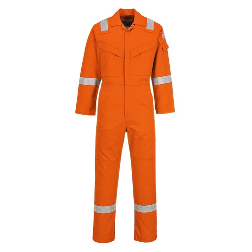 FR50 Flame Res Anti-Static Coverall 350G - Orange - Tall