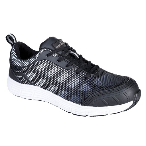 FT15 Steelite Tove Trainer S1P - Black/White