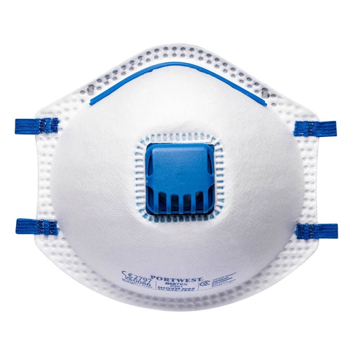 [Portwest P201WHR] P201 Ffp2 Valved Respirator - White