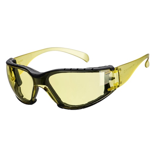 [Portwest PS32AMR] PS32 Wrap Around Plus Spectacles - Amber