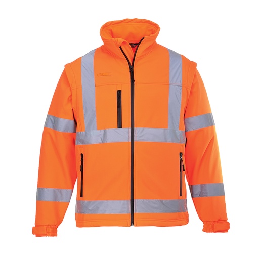 S428 Hi-Vis Softshell Jacket (3L) - Orange