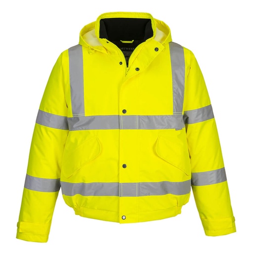 S463 Hi-Vis Bomber Jacket - Yellow