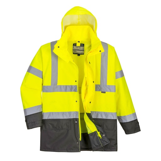 S768 Hi-Vis Executive 5-in-1 Jacket - Yellow/Grey