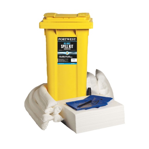 [Portwest SM63WHR] SM63 120 Litre Oil Only Kit - White