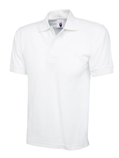 Uneek 102 Premium Polo - White