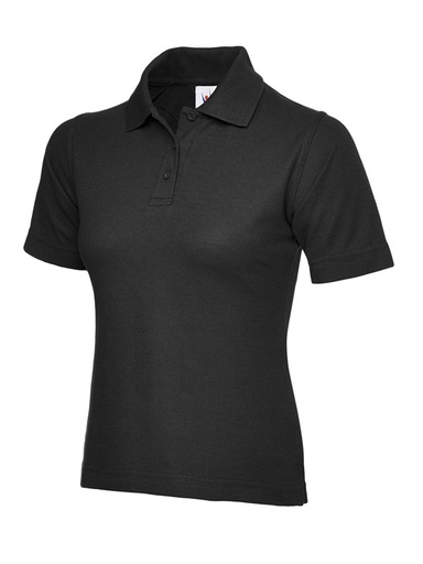 Uneek 106 Ladies Classic Polo - Black