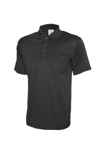 Uneek 121 Processable Polo	 - Black