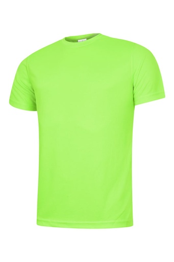 Uneek 315 Mens Ultra Cool T-Shirt - Electric Green