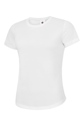 Uneek 316 Ladies Ultra Cool T-Shirt - White