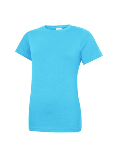 Uneek 318 Ladies Classic Crew Neck T-Shirt - Sky