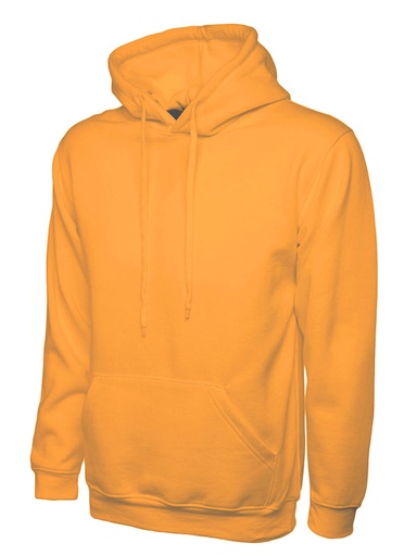 Uneek 502 Classic Hooded Sweatshirt - Orange