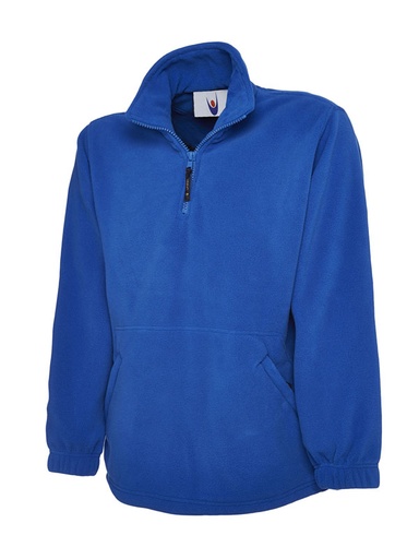 Uneek 602 Premium 1/4 Zip Micro Fleece Jacket - Royal