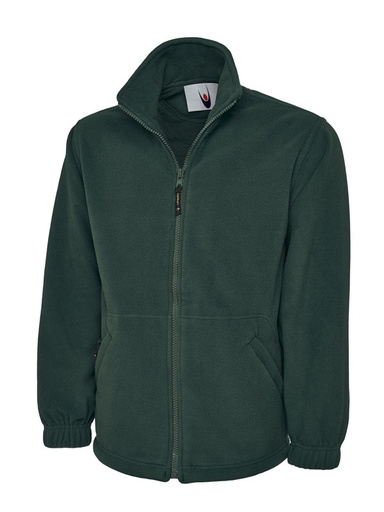 Uneek 604 Classic Full Zip Micro Fleece Jacket - Bottle Green