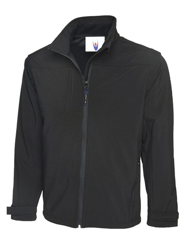 Uneek 611 Premium Full Zip Soft Shell Jacket - Black