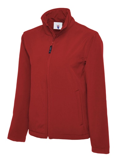 Uneek 612 Classic Full Zip Soft Shell Jacket - Red