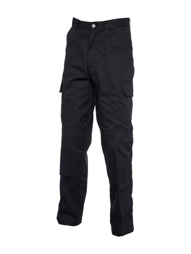 Uneek 904 Cargo Trouser with Knee Pad Pockets - Black