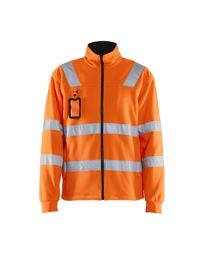 Blaklader 483325605300 Hi-Vis Fleece Jacket - Orange