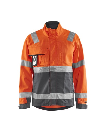 Blaklader 406418115396 Hi-Vis jacket - Hi-Vis Orange/Mid Grey