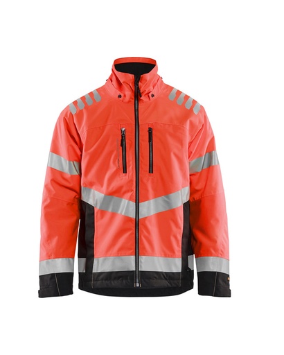 Blaklader 478019775599 Hi-Vis winter jacket - Red Hi-Vis/Black