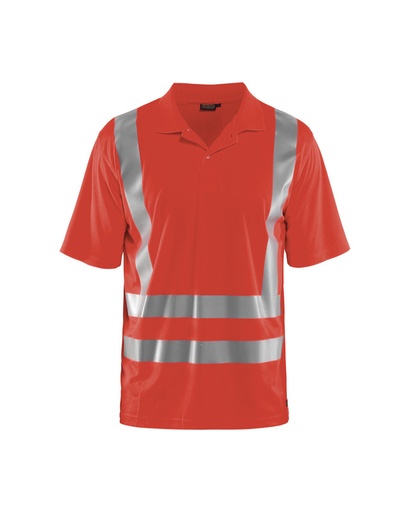 Blaklader 339110115500 UV Polo Shirt Hi-Vis - Red Hi-Vis