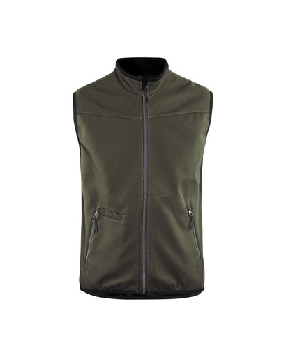 Blaklader 385025164599 Softshell Vest - Dark Olive Green/Black