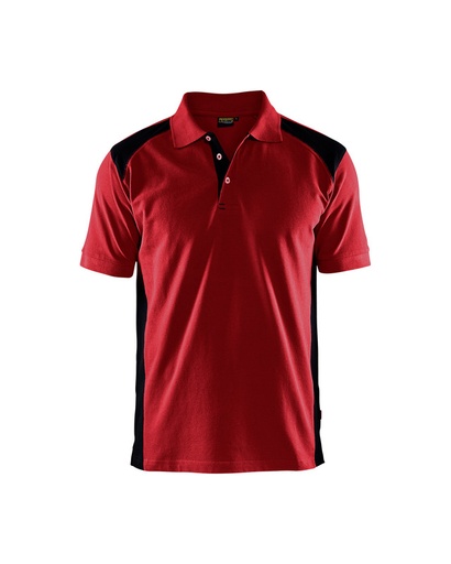 Blaklader 332410505699 Polo shirt - Red/Black