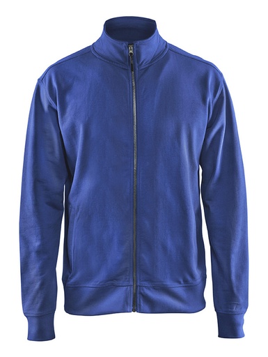 Blaklader 337111588500 Sweatshirt with full zip - Cornflower Blue